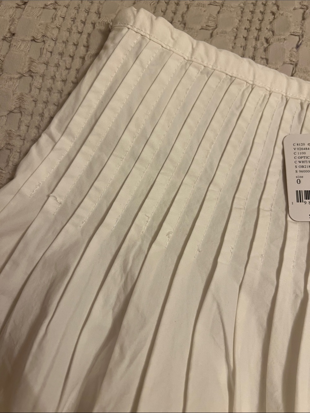 Free People Peyton Pleated Pintuck Cotton Poplin Skirt - Picture 5 of 12